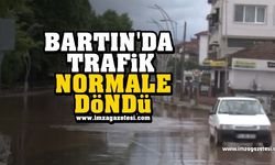 Bartın'da sel suları çekildi trafik normale döndü