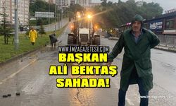 Kozlu Belediye Başkanı Ali Bektaş sahada!