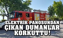 Ereğli'de elektrik panosundan çıkan duman paniğe neden oldu!