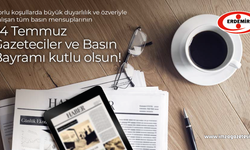 Erdemir'in 24 Temmuz Gazeteciler ve Basın Bayramı mesajı...
