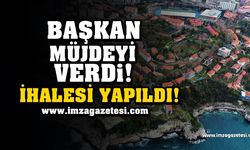 Başkan Alan müjdeyi verdi, ihalesi yapıldı