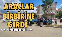 İki Araç Birbirine Girdi!