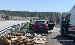 Gurbekçi, Ordu'ya giderken Kastamonu'da kaza yaptı...