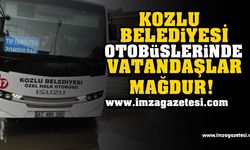Kozlu Belediyesi halk otobüslerinde vatandaşları mağdur eden eksiklik...