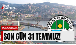 Zonguldak Belediyesi'nden borç hatırlatması! Son gün 31 Temmuz!