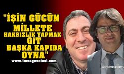 Okul müdüründen Pusula Gazetesi sahibi Ali Rıza Tığ'a "İşin gücün millete haksızlık yapmak"