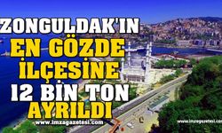 Zonguldak'ın En Gözde İlçesine 12 Bin Ton Ayrıldı!