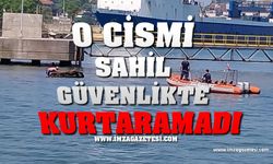 Zonguldak limanda korkutan cisim!