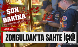 Zonguldak'ta kaçak ve sahte alkollü içki!