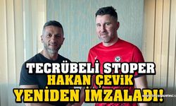 Tecrübeli stoper Hakan Çevik yeniden Zonguldak Kömürspor'da!