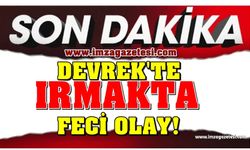 Devrek’te ırmakta feci olay! 1 kişi kurtarıldı 1 kişi kayıp