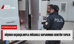 Zonguldak Emniyetinden düzensiz göçmen kaçakçılığıyla mücadele uygulaması!