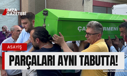 Zonguldak'ta kızının parçaladığı anne Şeyda Çataklı toprağa verildi.