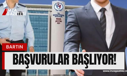 Bartın Gençlik ve Spor İl Müdürlüğü personel alımı yapacak!