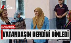 Başkan Elif Köse vatandaşın derdini dinledi