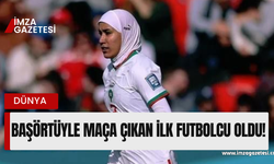 Nouhaila Benzina Başörtüyle maça çıkan ilk futbolcu oldu!