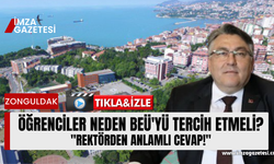 Öğrenciler neden Zonguldak BEÜ'yü tercih etmeli? Rektör Özölçer'den anlamlı cevap!