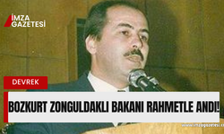 Devrek belediye başkanı Bozkurt Veysel Atasoy'u rahmetle andı!