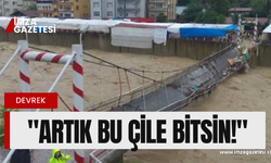 Devrek'te köprünün yapılmaması vatandaşı çileden çıkardı