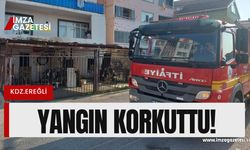 Kdz. Ereğli’de evde yangın çıktı