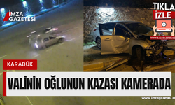 Eski vali Fuat Gürel'in oğlu Ali Emre Gürel'in kaza görüntüleri ortaya çıktı!
