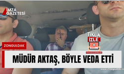 Fahri Aktaş, böyle helallik istedi...