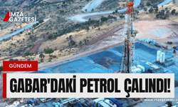 Gabar Dağı'nda ham petrolü çaldılar...