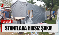 Her yıl festival için kurulan stantlara hırsız şoku!