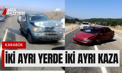 İki ayrı yerde iki ayrı kaza!