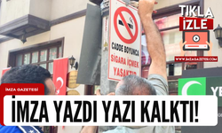 İmza Gazetesi haberi üzerine sigara içmek yasaktır yazısı kaldırıldı