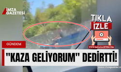 İstanbul- Zonguldak karayolunda "Kaza Geliyorum" dedirten görüntü!