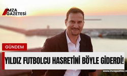 Yıldız futbolcu Zonguldak hasretini böyle giderdi!