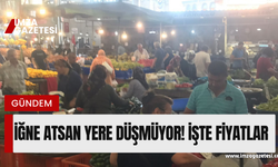 Halk pazarına yoğun ilgi! Adım atacak yer yok