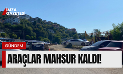 Araçlarını otopark’a çeken sürücüler sürprizle karşılaştı!