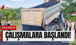 Köy yollarındaki asfalt çalışmalarına başlandı