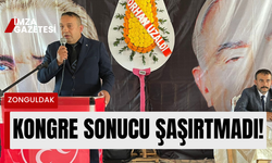 MHP Çaycuma İlçe Başkanlığı'nın 14. Olağan Kongre sonucu Mustafa Kaplan dedi!