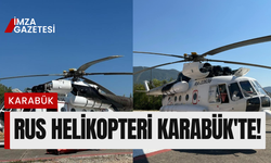 Orman yangınlarına karşı Karabük’e Rus helikopteri konuşlandı