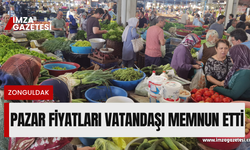 Yoğun ilgi var! Zonguldak pazarı tıklım tıklım!