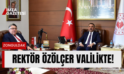 Rektör Özölçer’den Vali Hacıbektaşoğlu’na Hayırlı Olsun Ziyareti...