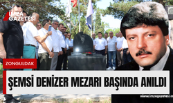 Öldürülen madenci lideri Şemsi Denizer anıldı.