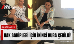 Hak sahipleri için ikinci kura çekildi...