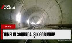 Türkiye'nin en uzun demiryolu tünelinde ışık göründü!