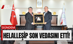 ZBEÜ rektörüne Zonguldak valisinden son veda ziyareti!