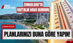 Zonguldak'ta haftalık hava durumu