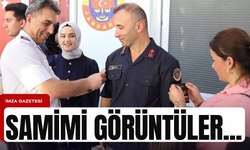 Zonguldak İl Jandarma Komutanlığı'nda terfi töreni... Onlar dikkat çekti...