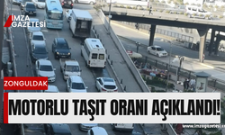 Zonguldak'taki trafiğe kayıtlı motorlu taşıt sayısı açıklandı!