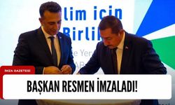 Başkan Rahmi Galip Vidinlioğlu, proje için imzayı attı!