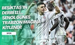 Trabzonspor Beşiktaş'ı konuk ediyor... Şenol Güneş'in muhtemel 11'i
