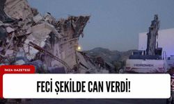 Bina iş makinasının üzerine çöktü! Operatör feci şekilde can verdi