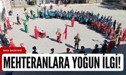 Çocuklardan mehterenlara yoğun ilgi!